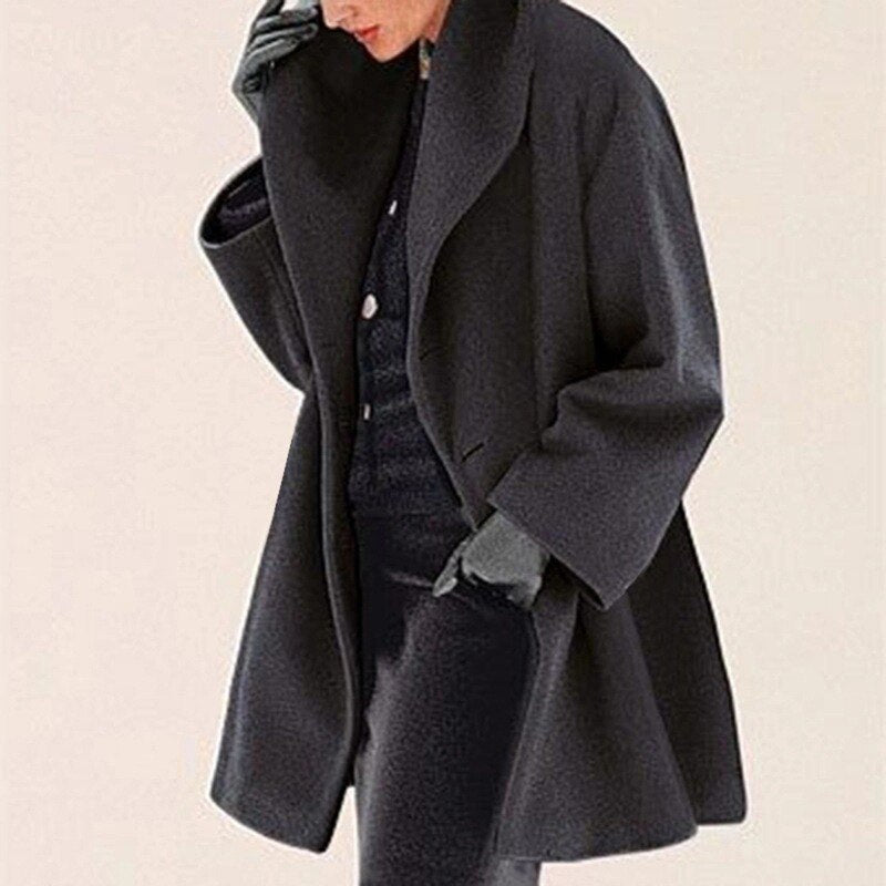Berg-Feldt | Manteau en laine pour femme à col large
