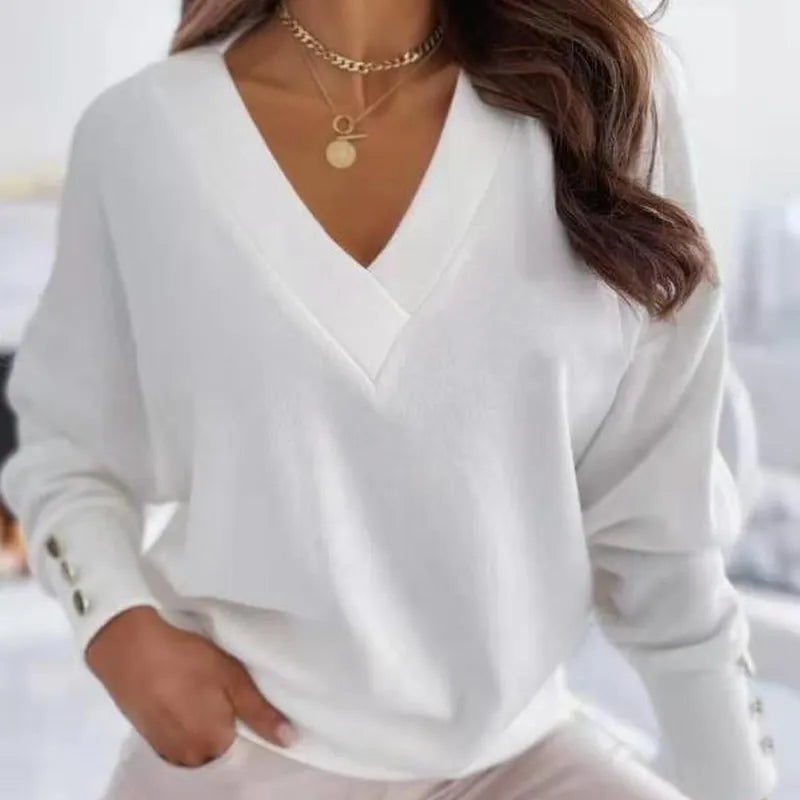 Cardigan à col en V pour femme