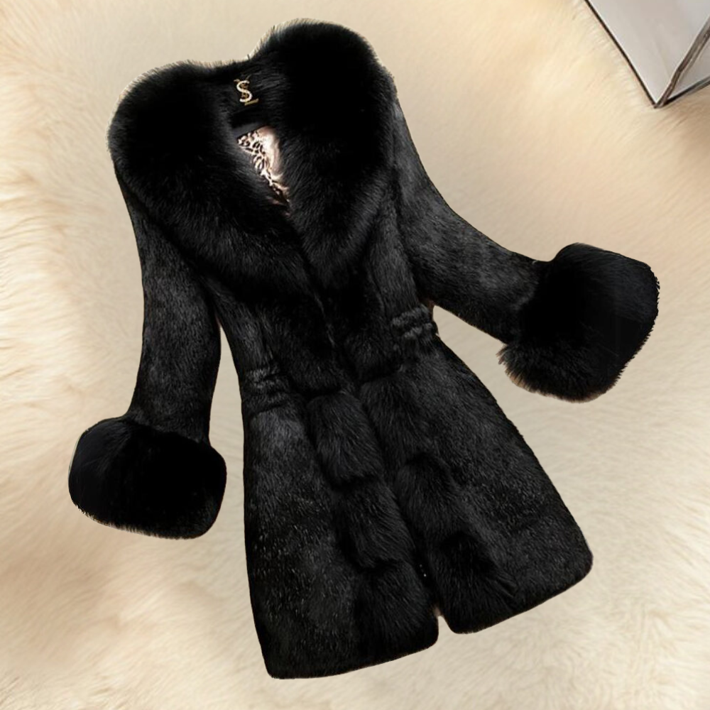 Berg-Feldt | Manteau d'hiver imitation fourrure classique pour femmes