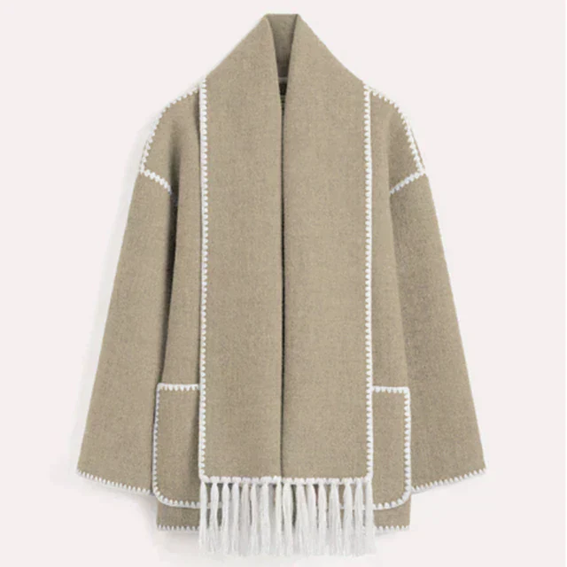 Berg-Feldt | Veste Blenden - vêtement d'extérieur d'hiver élégant et oversize pour femme