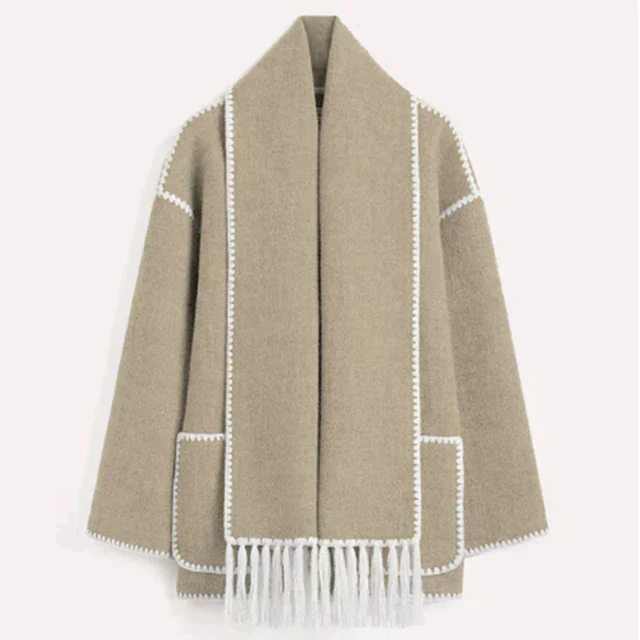 Berg-Feldt | Damen-Apparatsjacke mit Schickem und Komfortablem Schal