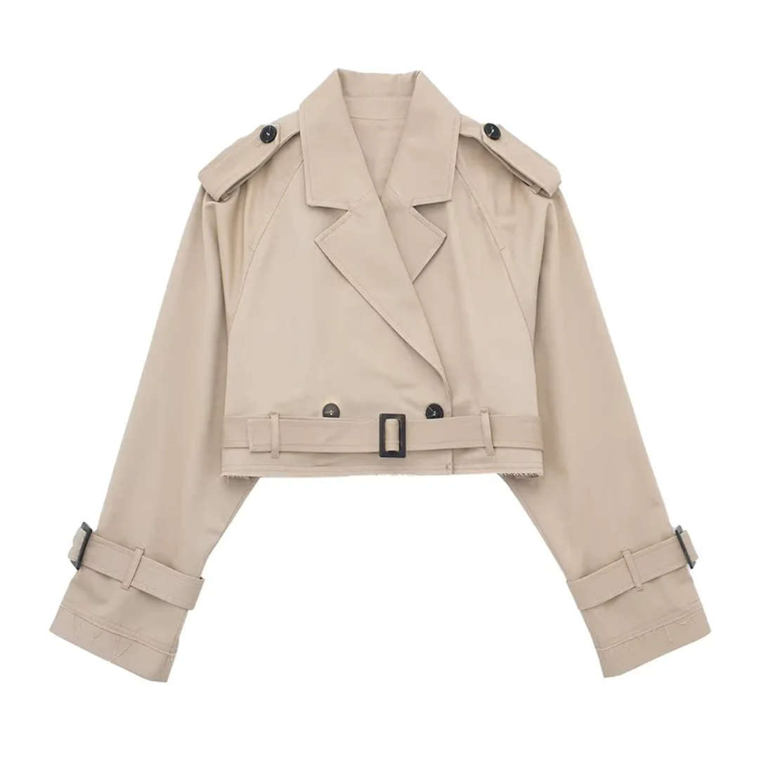 Berg-Feldt | Trench-coat court - Élégant et vintage