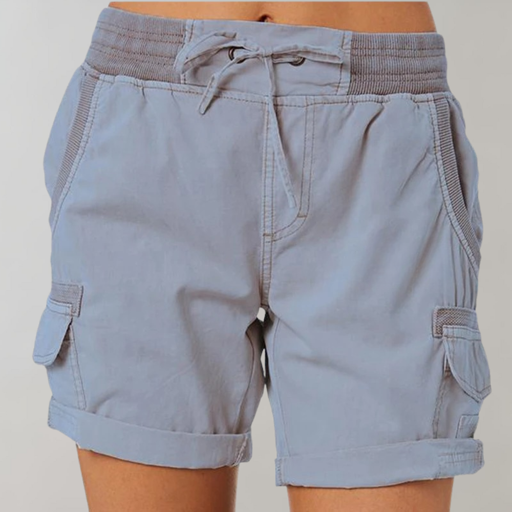 Shorts cargo d'été pour femmes - Modèle Seraphina