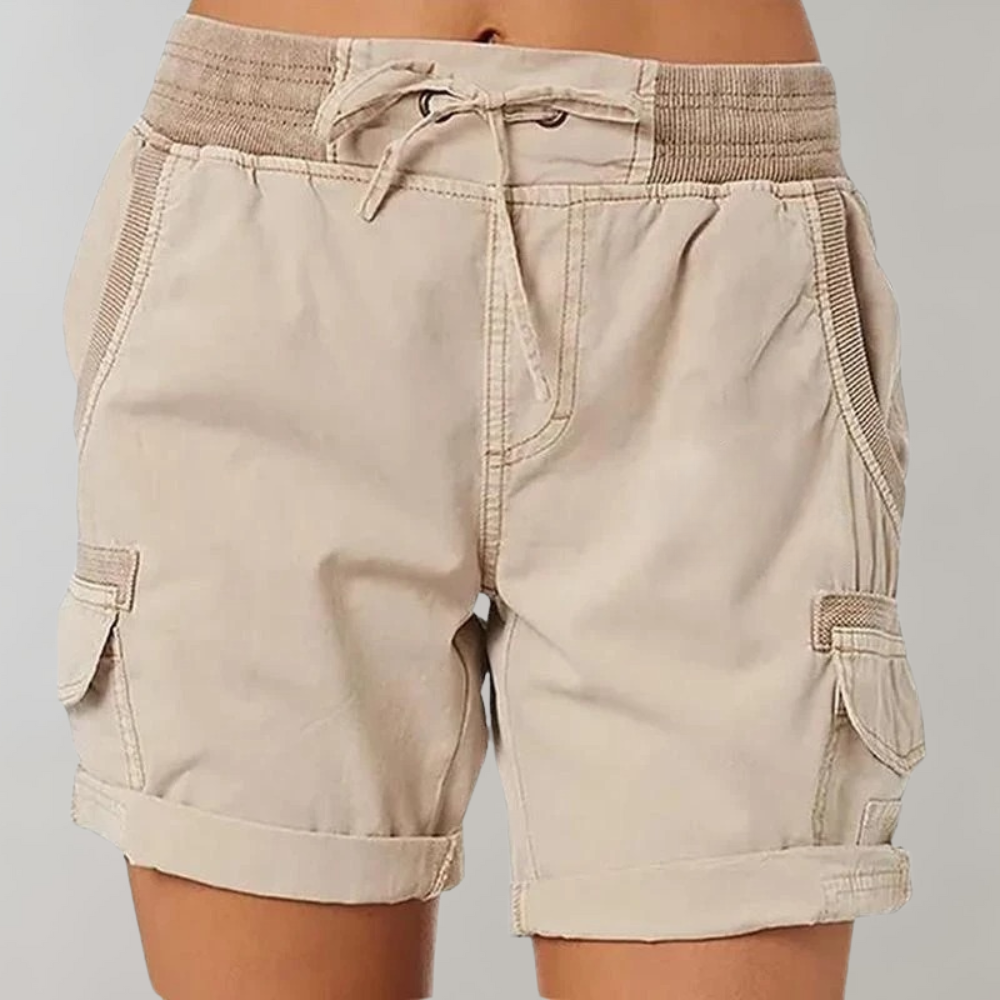 Shorts cargo d'été pour femmes - Modèle Seraphina