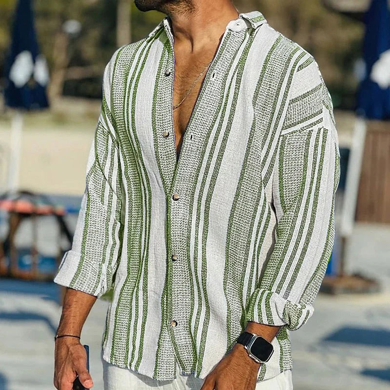 Gerhardt : La chemise rayée classique pour un confort estival