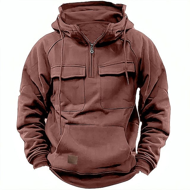 Veste à capuche pour hommes avec poche, modèle cool