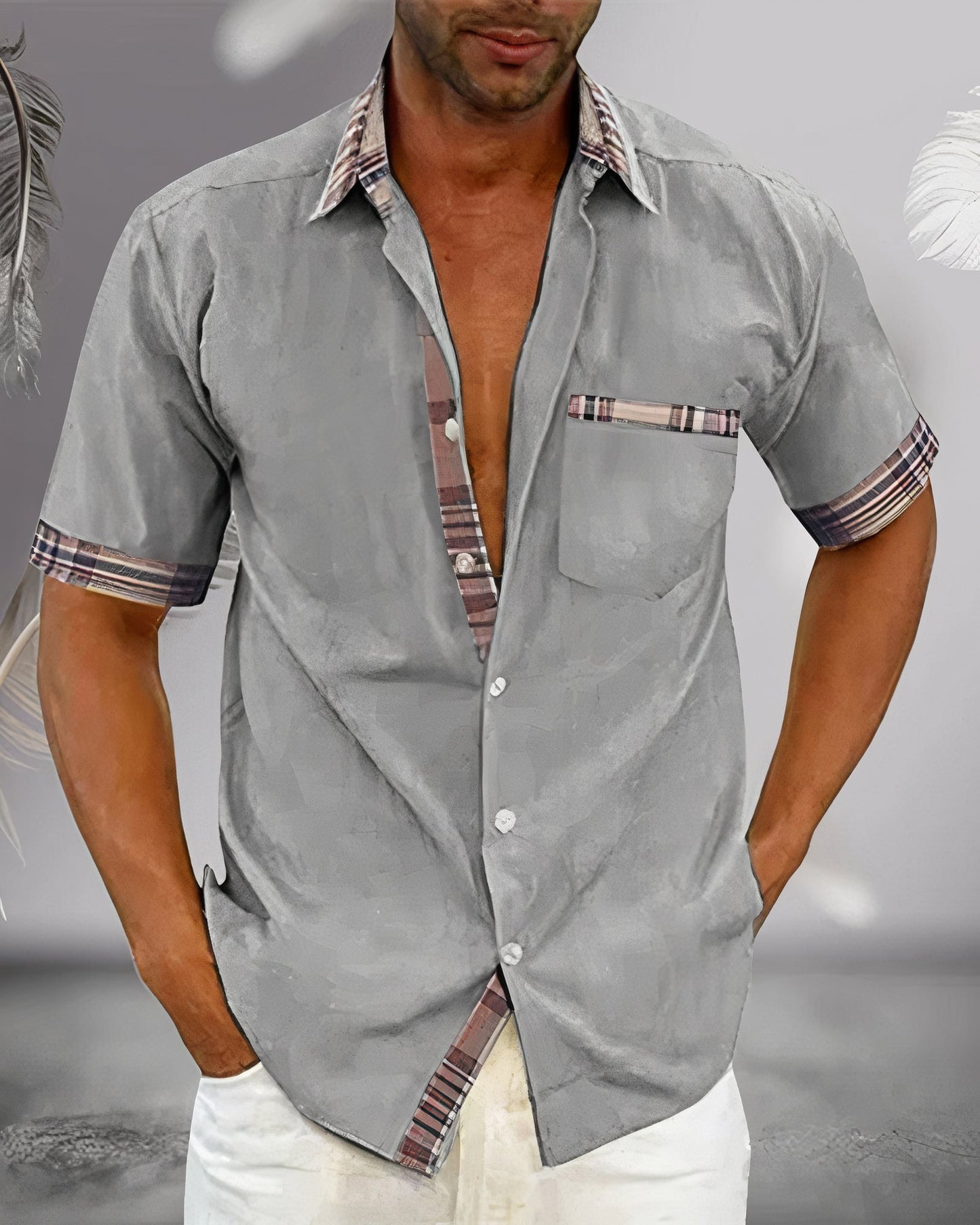 Eusebius : Une chemise d'été chic et décontractée