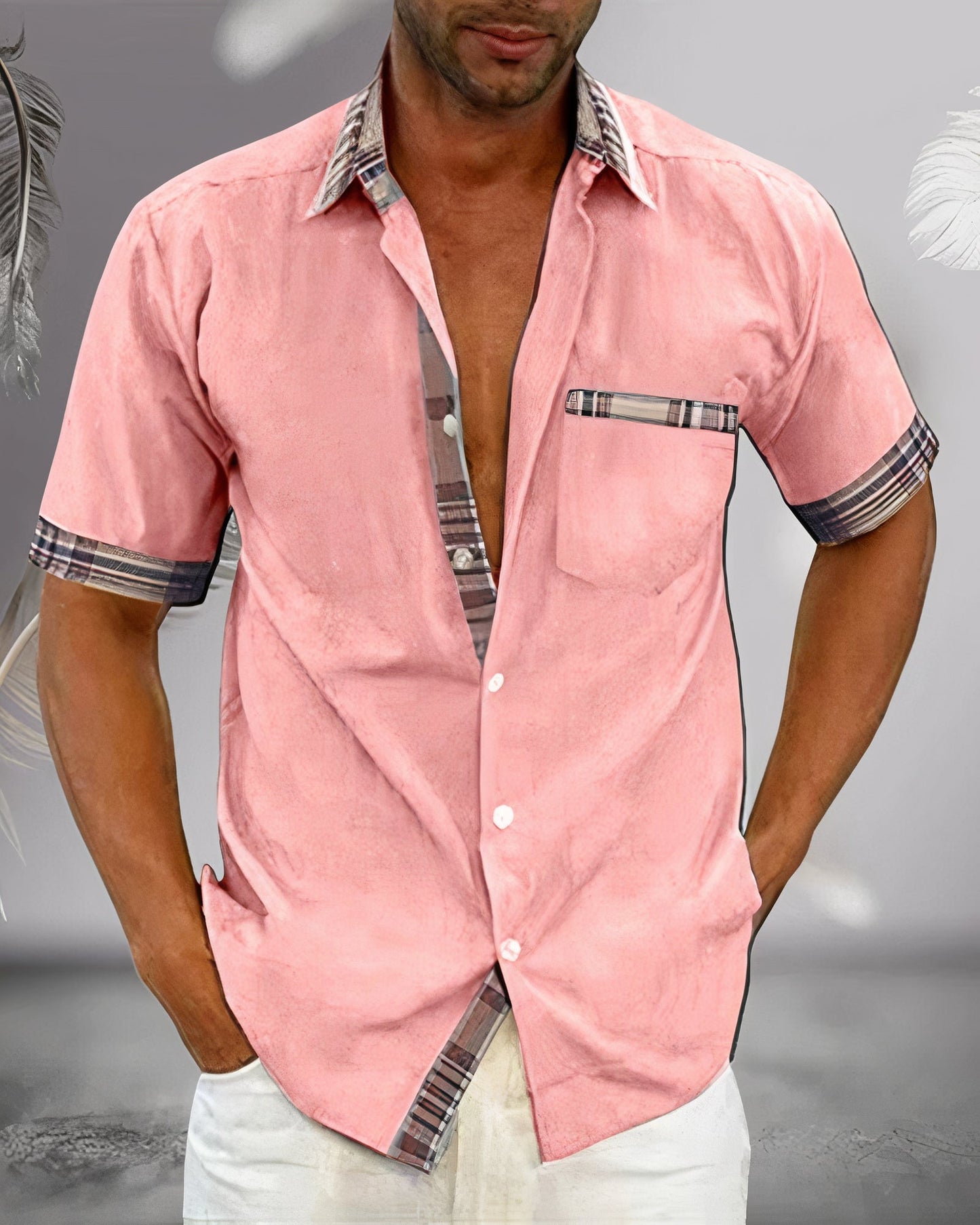 Eusebius : Une chemise d'été chic et décontractée