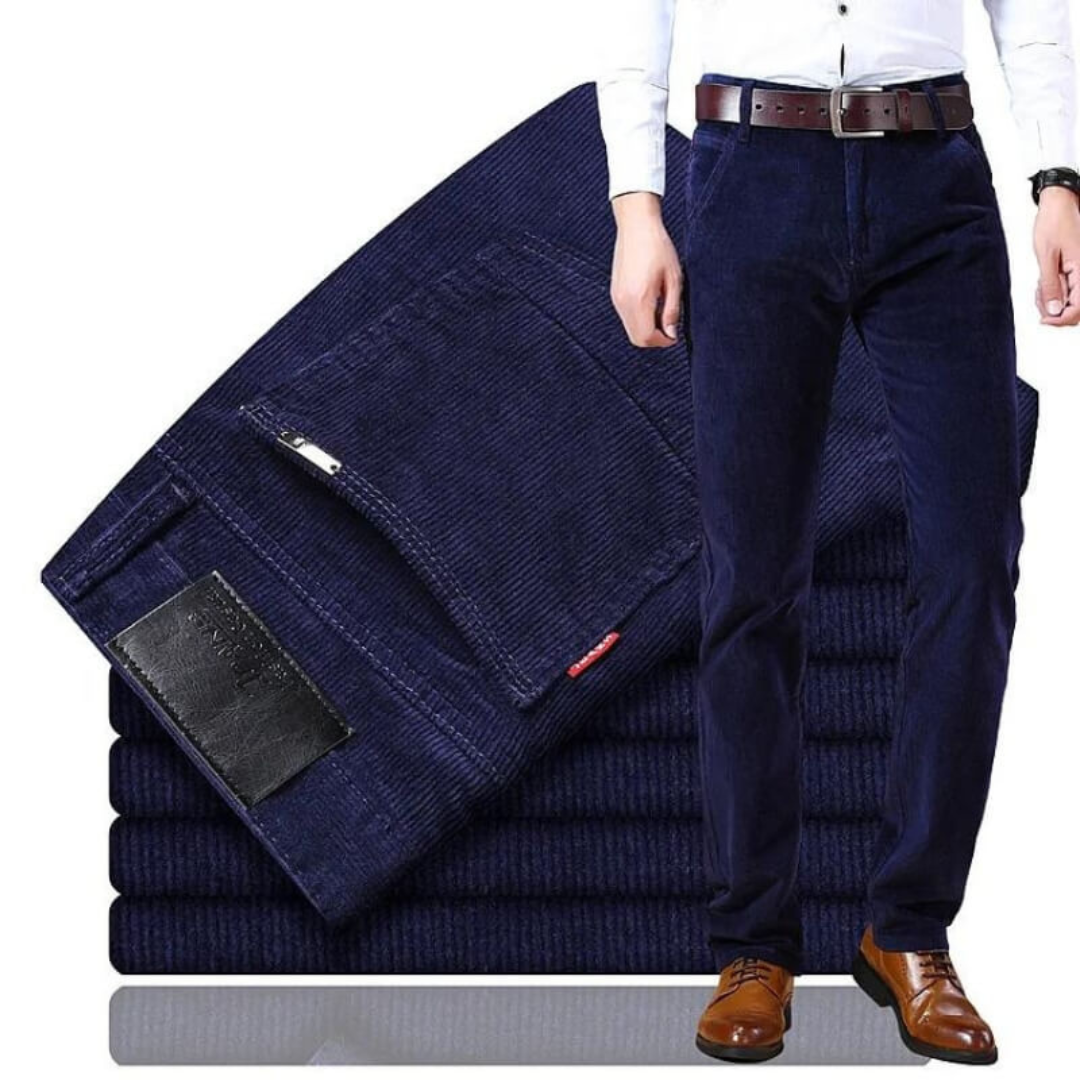 Pantalon en velours côtelé décontracté pour homme par Reinhard