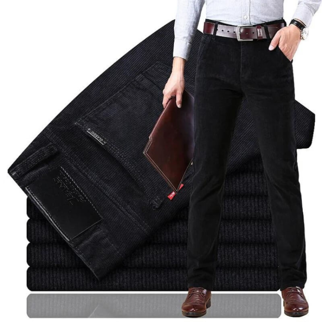 Pantalon en velours côtelé décontracté pour homme par Reinhard