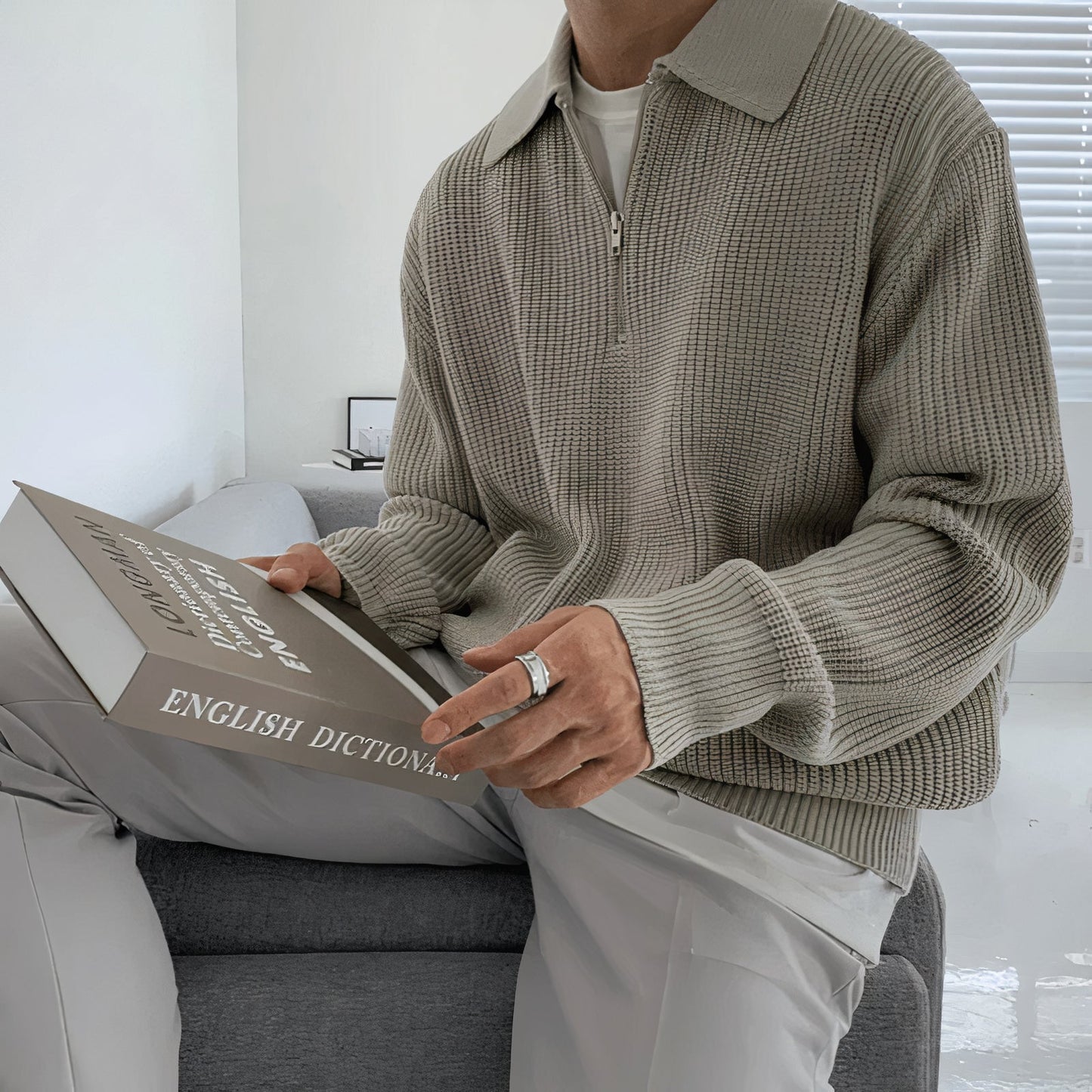 Pull-over homme Peter : Chaud et décontracté