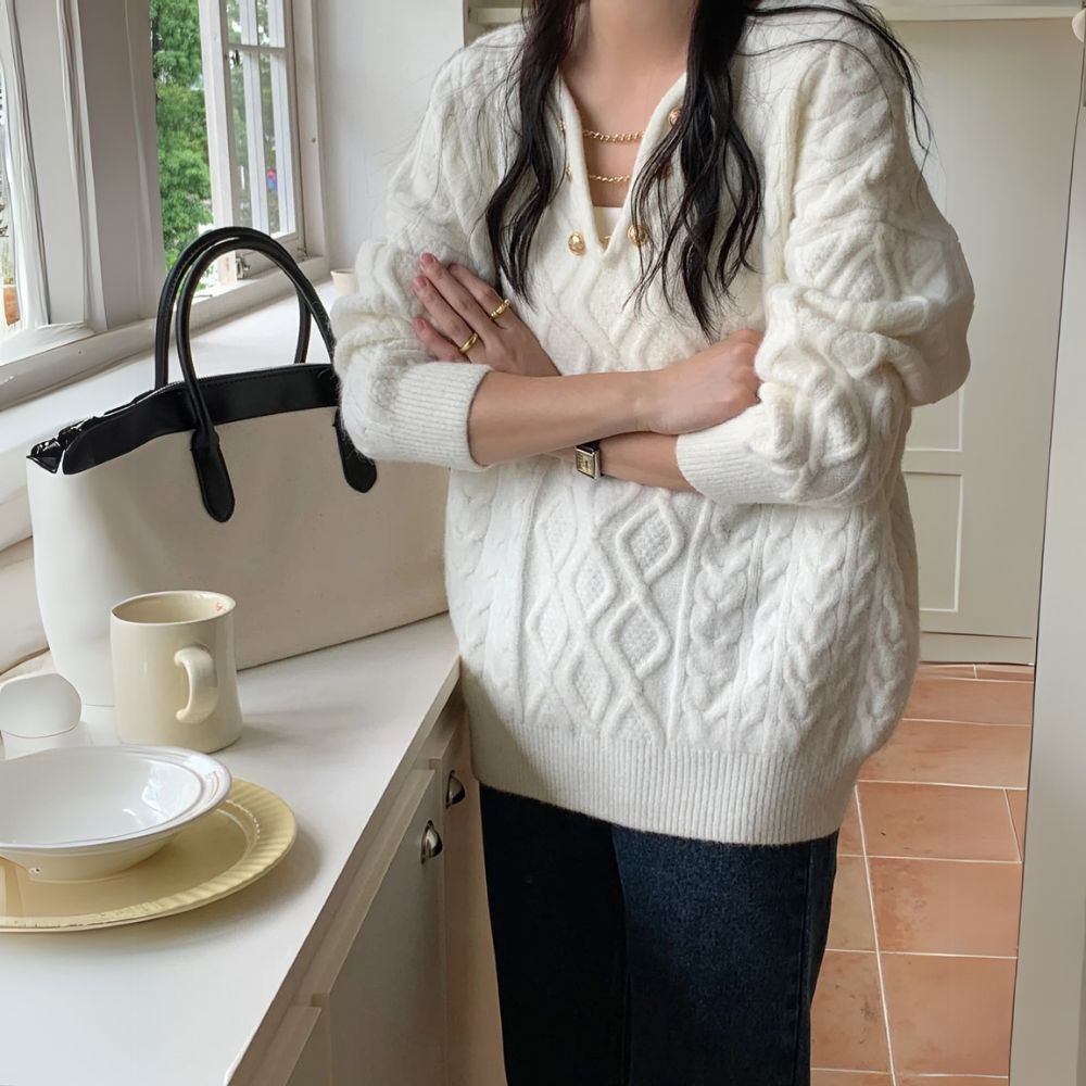 Pull d'hiver tendance pour femme Ilonka