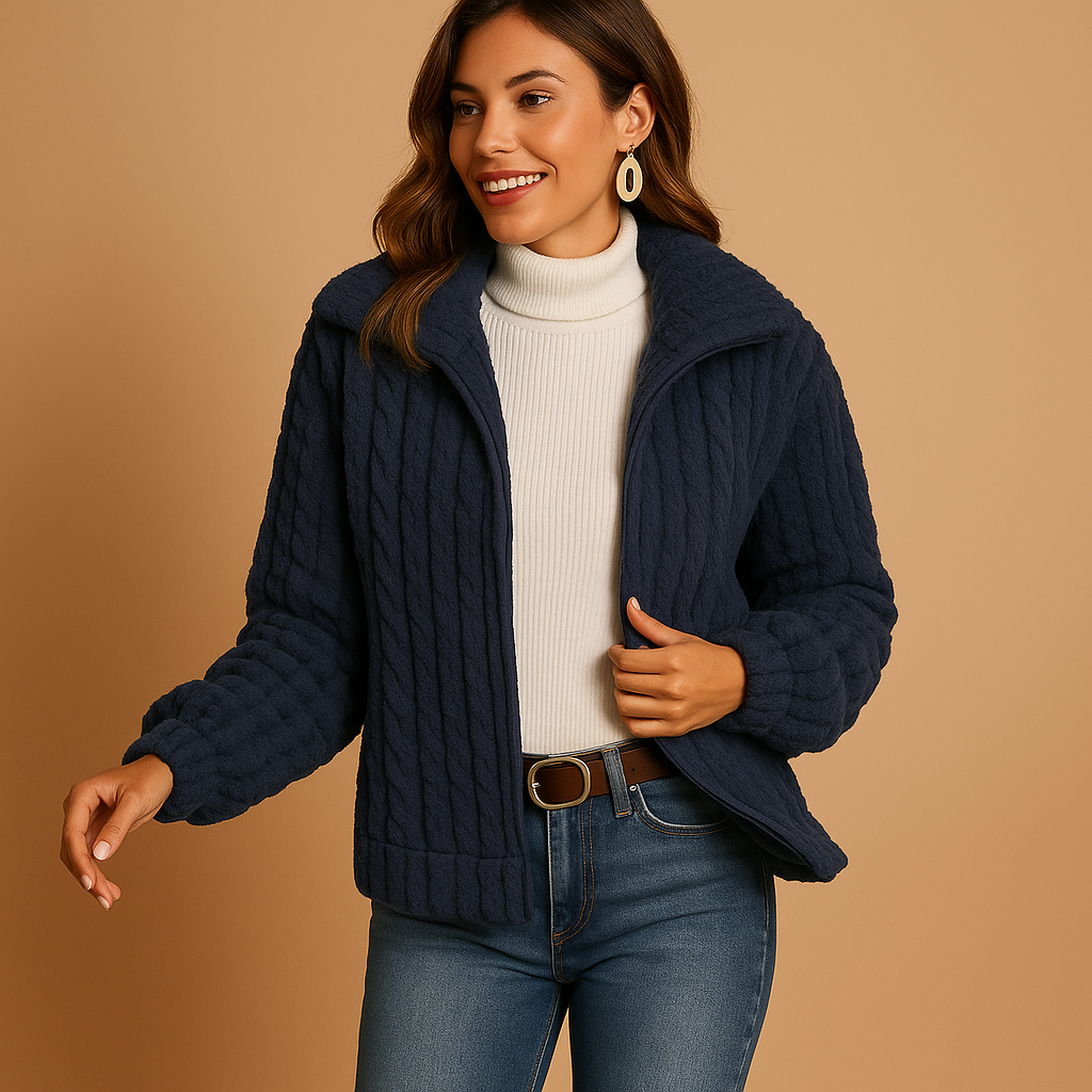 Berg-Feldt | Fleecejacke mit Stehkragen für Frauen Herbstkollektion Isabelle