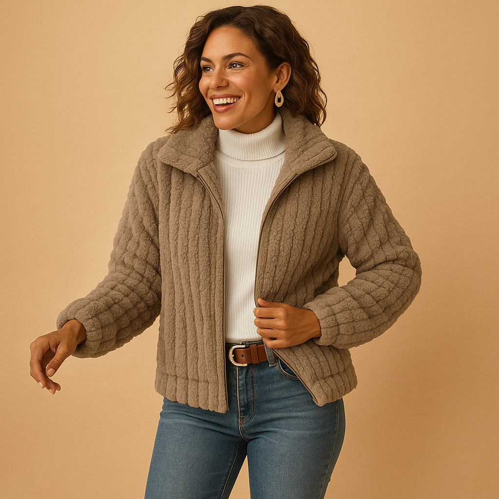 Berg-Feldt | Fleecejacke mit Stehkragen für Frauen Herbstkollektion Isabelle