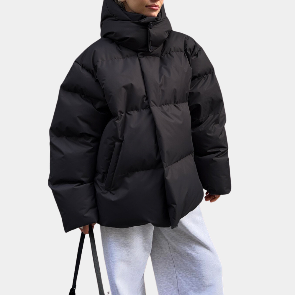 Berg-Feldt | Puffer Winterjacke mit Kapuze - Langarm