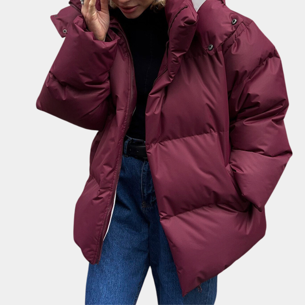 Berg-Feldt | Puffer Winterjacke mit Kapuze - Langarm
