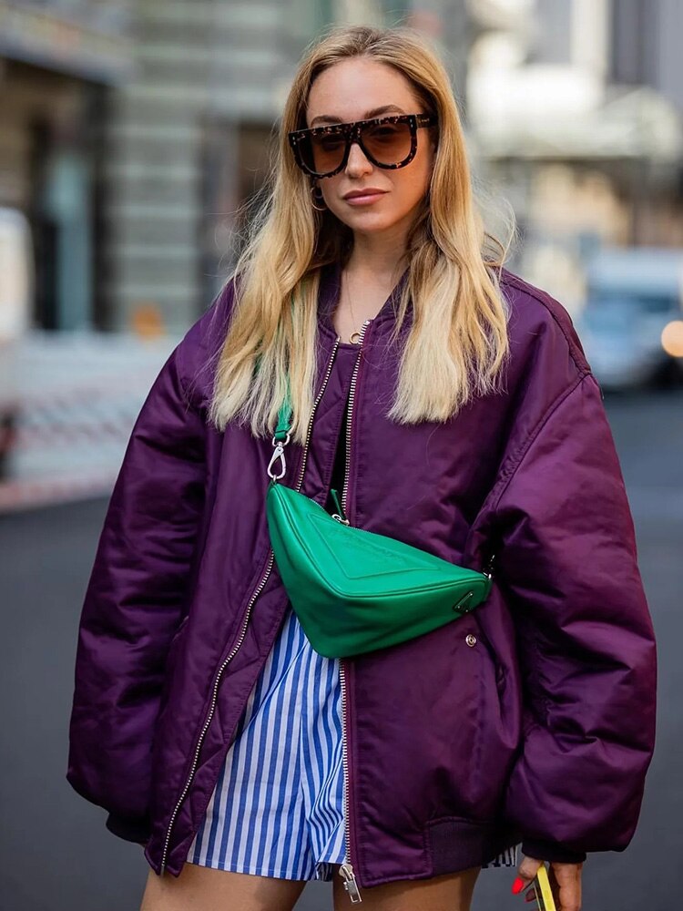 Blouson bombardier grande taille pour femmes - Cornelia