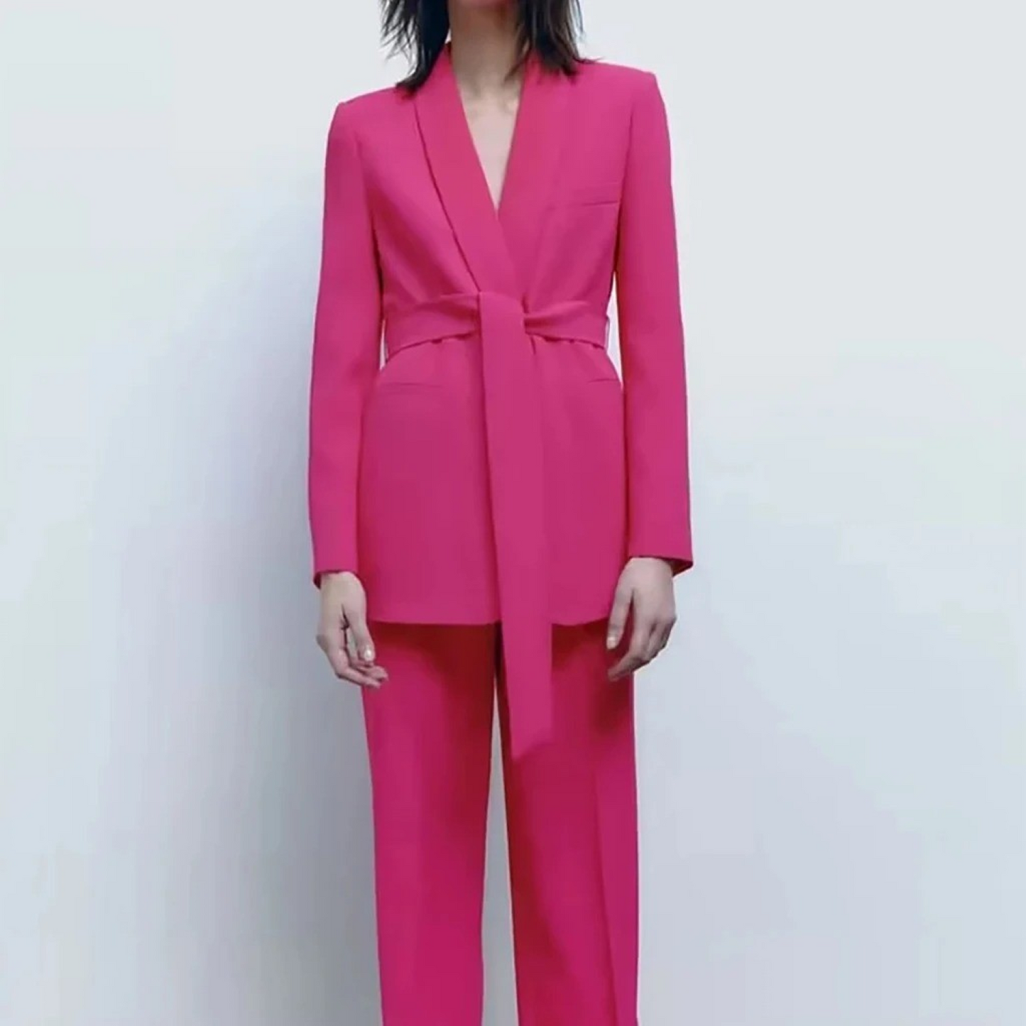 Berg-Feldt | Mehrfarben Hausbekleidungsstil Blazer und Hose Set