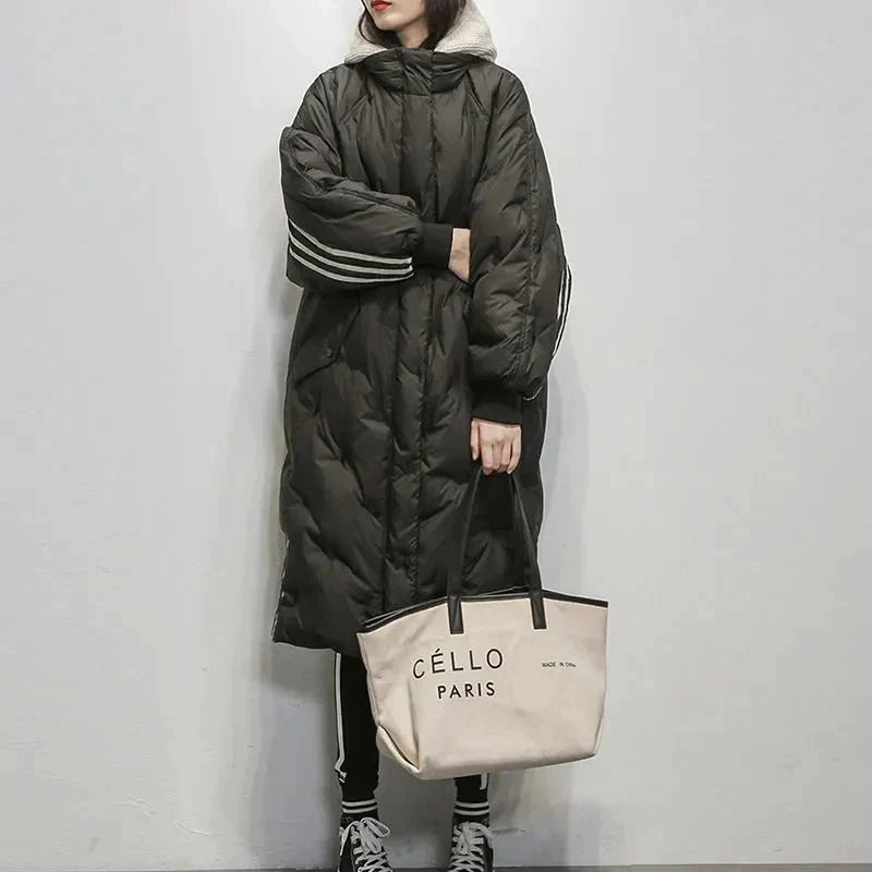 Berg-Feldt | Lang Gefütterte Winterjacke