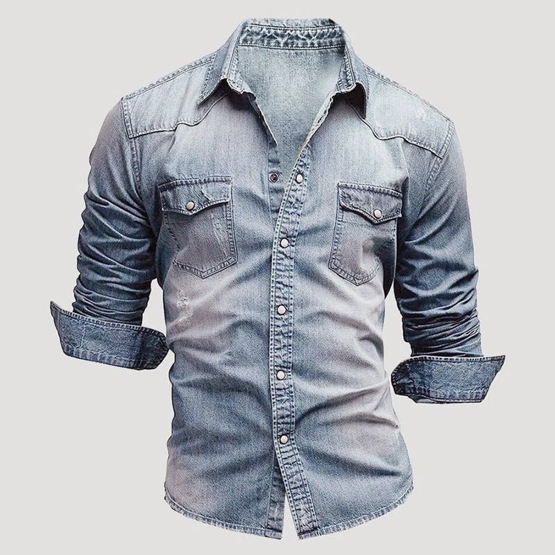 THIJN - Chemise en jean coupée