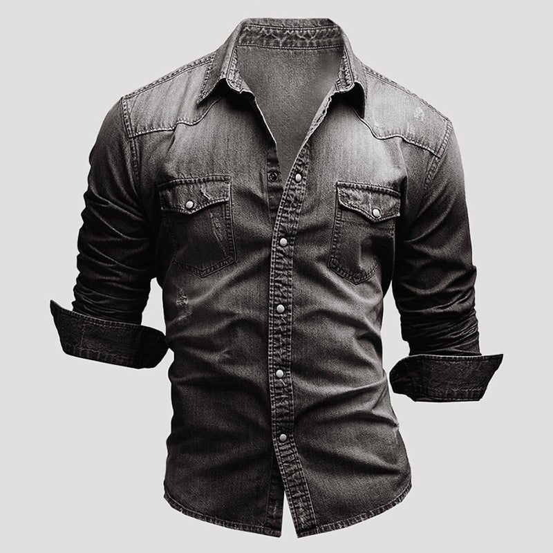 THIJN - Chemise en jean coupée