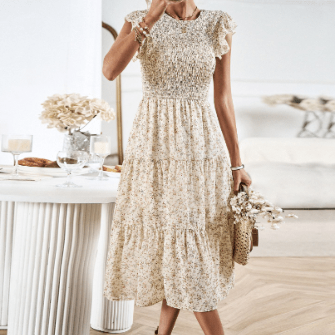 Robe d'été fleurie Marnedine : Enjouée