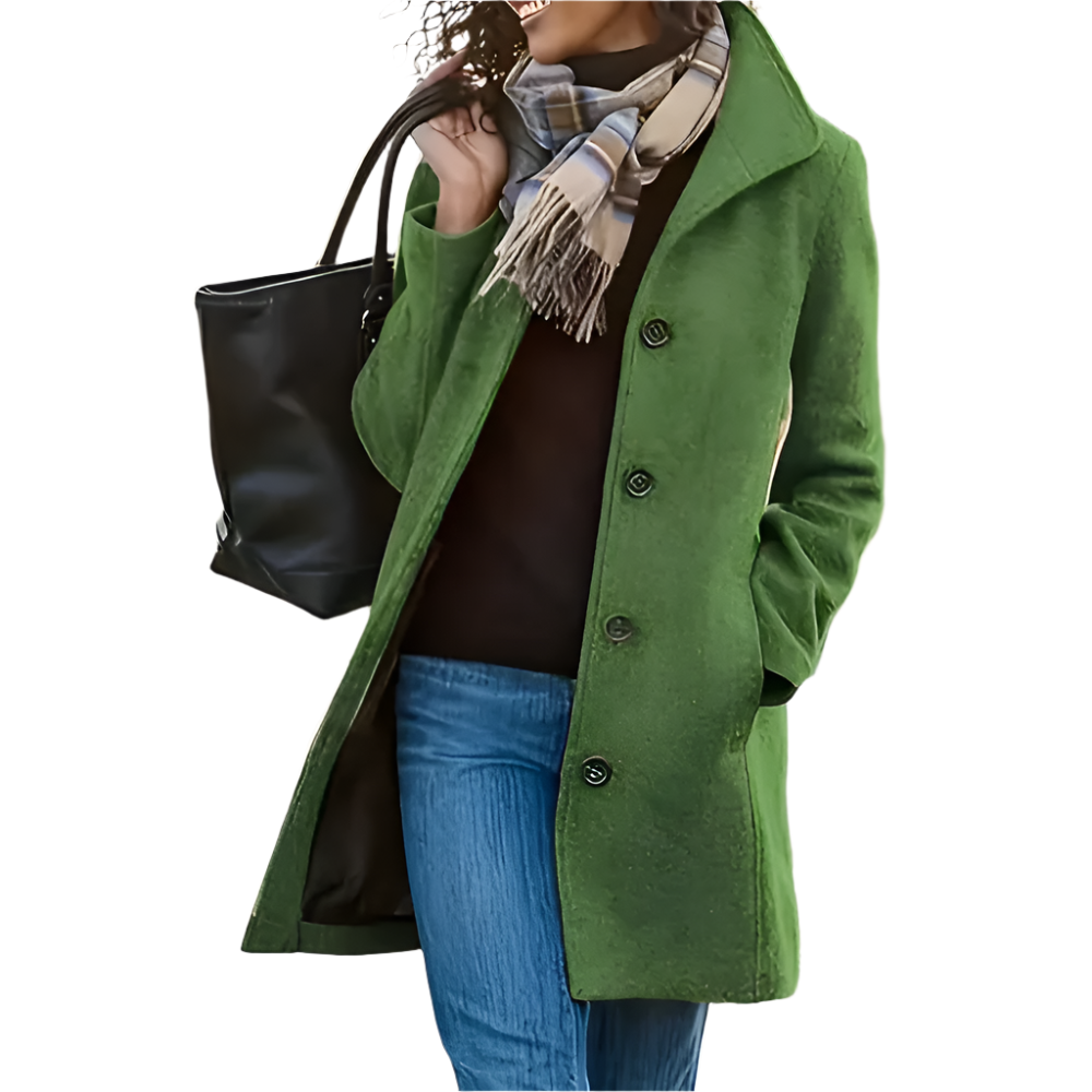 Berg-Feldt | Lange Freizeit Damenjacke in Grau, Grün und Khaki