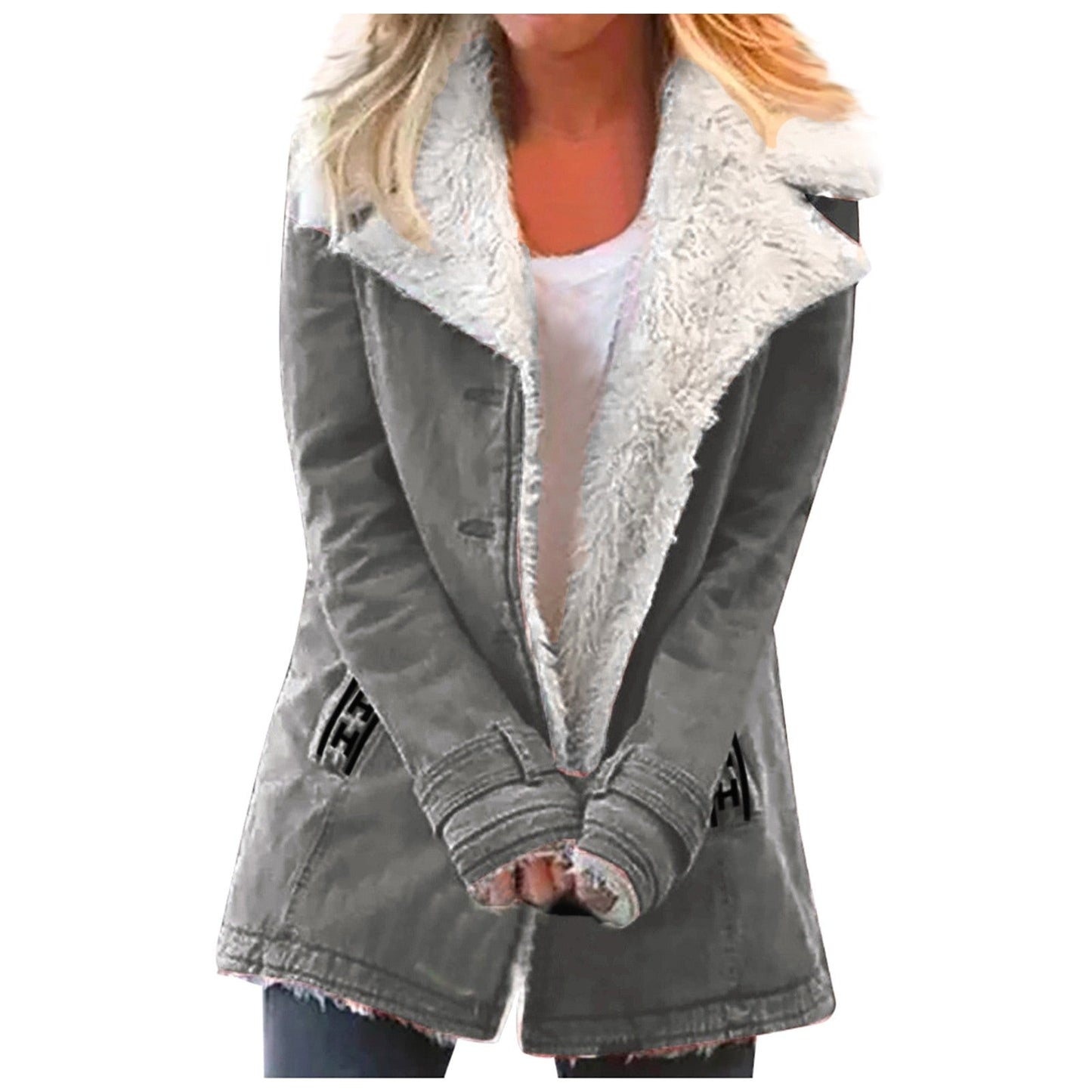 Berg-Feldt | Veste d'hiver pour femmes avec col à revers et manches longues