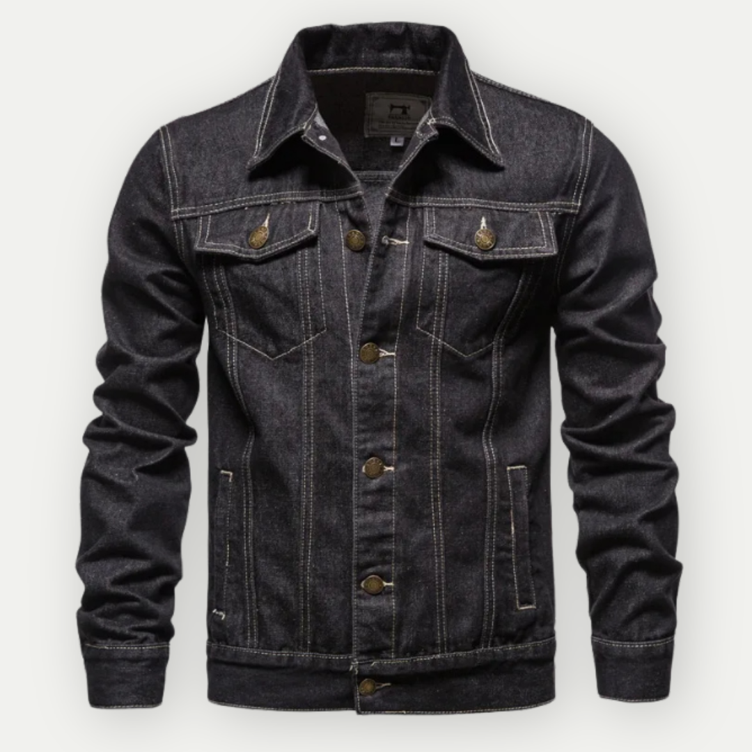 Berg-Feldt | Herren Denim-Jacke - Klassischer Stil für Übergangszeiten