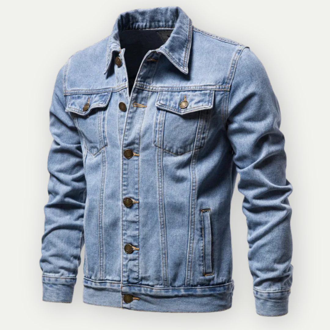 Berg-Feldt | Herren Denim-Jacke - Klassischer Stil für Übergangszeiten