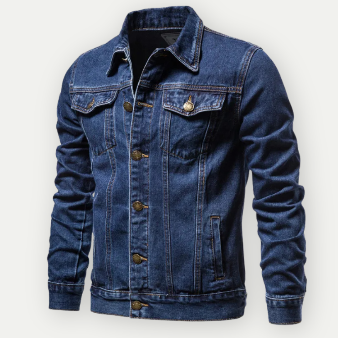 Berg-Feldt | Herren Denim-Jacke - Klassischer Stil für Übergangszeiten