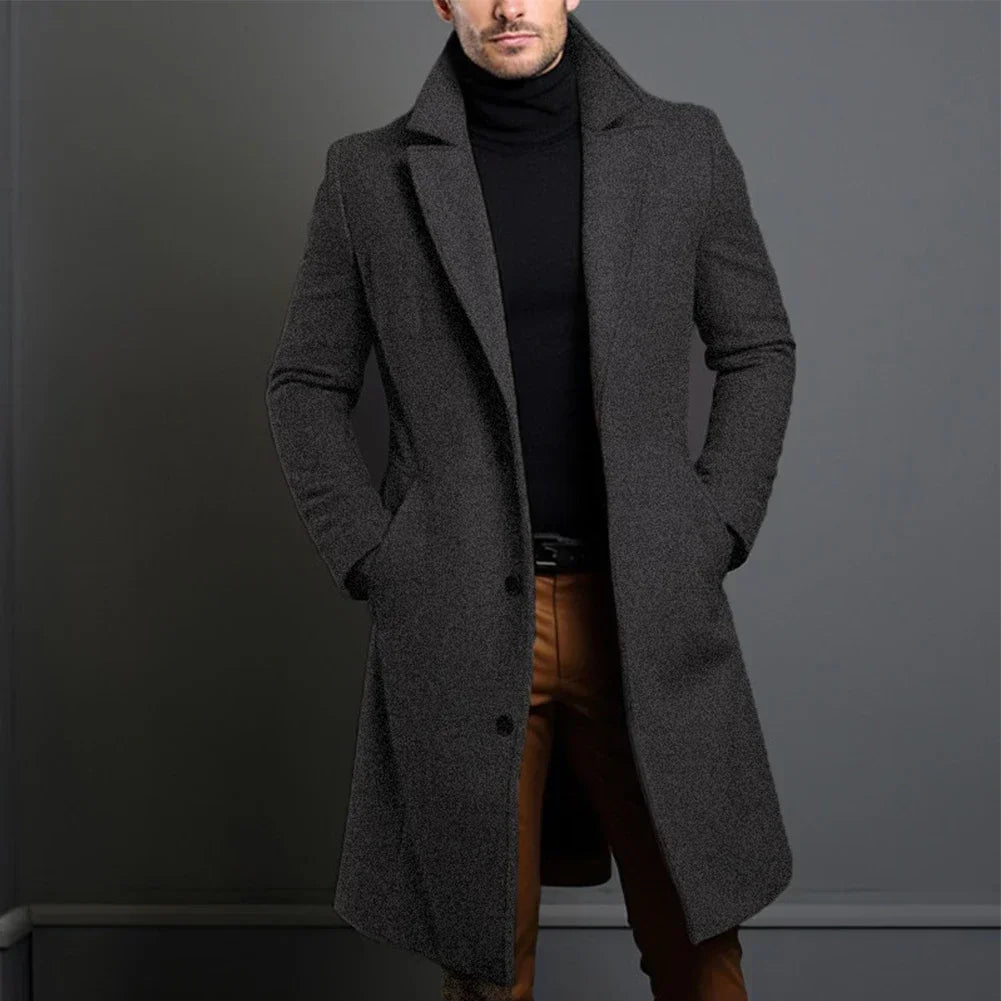 Berg-Feldt | Herren Klassischer Maßanzug Mantel – Marineblau, Schwarz, Beige Optionen