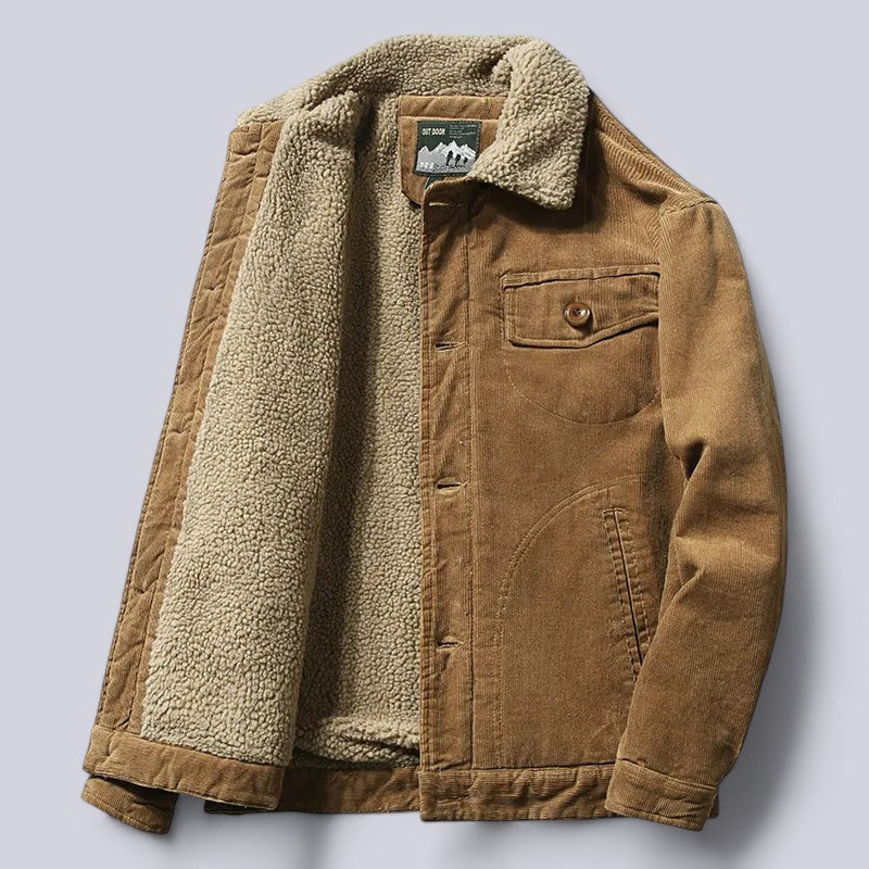 Berg-Feldt | Herren Cordjacke Herbst mit weichem Innenfutter