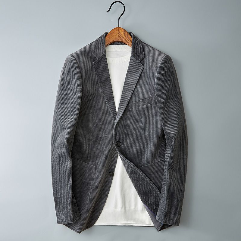 Berg-Feldt | Herren Cordhosenjacke – Eingekerbter Revers, Smart Casual Blazer