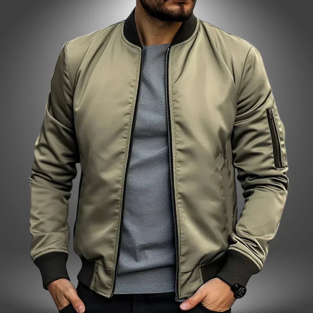 Berg-Feldt | Herren Leichte Bomberjacke – Lässiger Windbreaker