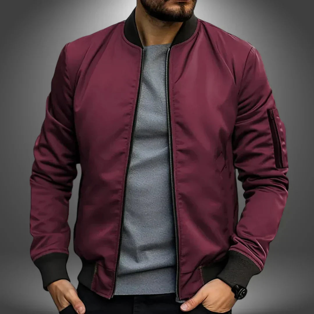 Berg-Feldt | Herren Leichte Bomberjacke – Lässiger Windbreaker