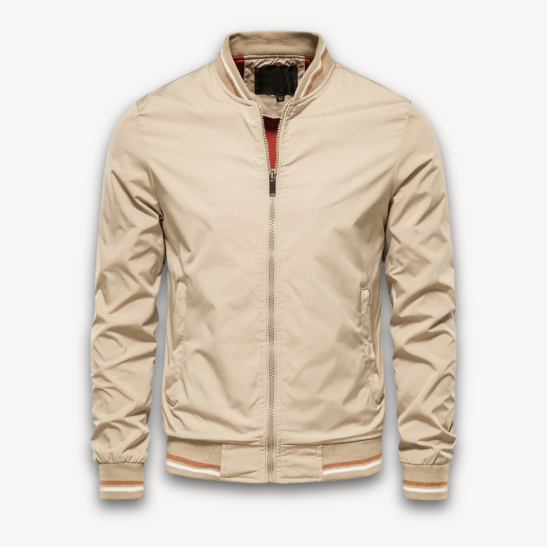 Berg-Feldt | Herren Leichte Polyester Bomberjacke - Lässiger Windbreaker