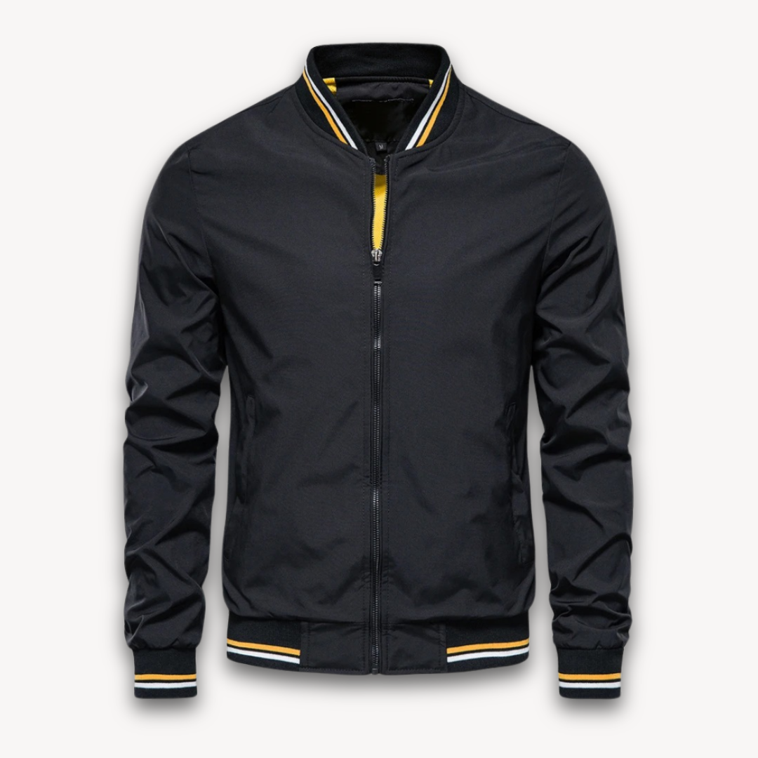 Berg-Feldt | Herren Leichte Polyester Bomberjacke - Lässiger Windbreaker