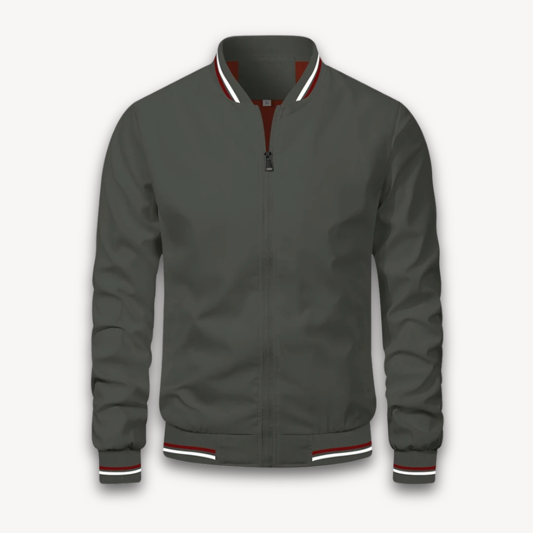 Berg-Feldt | Herren Leichte Polyester Bomberjacke - Lässiger Windbreaker