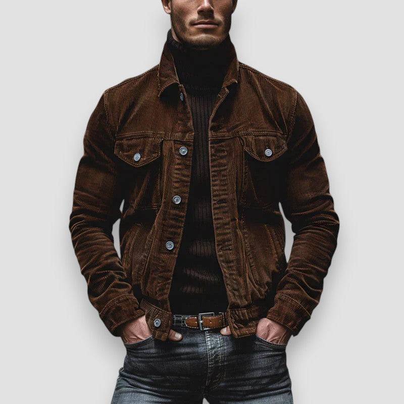 Veste en velours côtelé CYRUS rétro