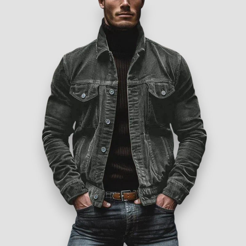 Veste en velours côtelé CYRUS rétro