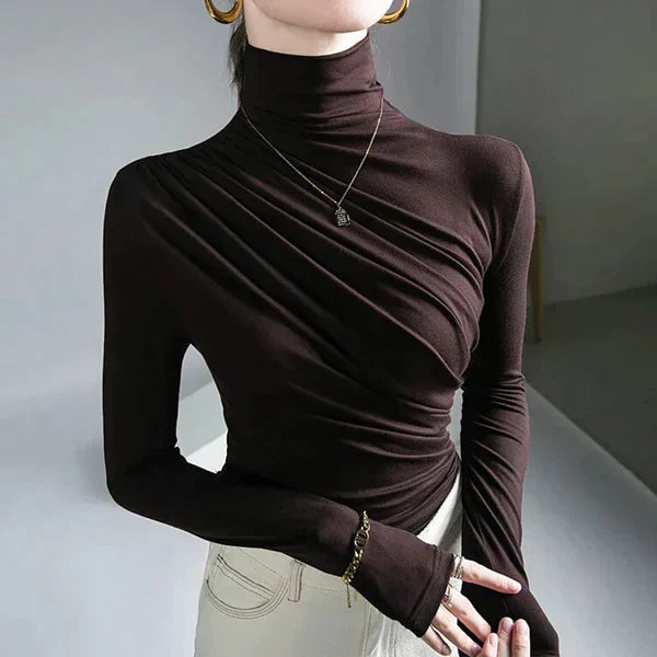 Berg-Feldt | Falten Rollkragenpullover