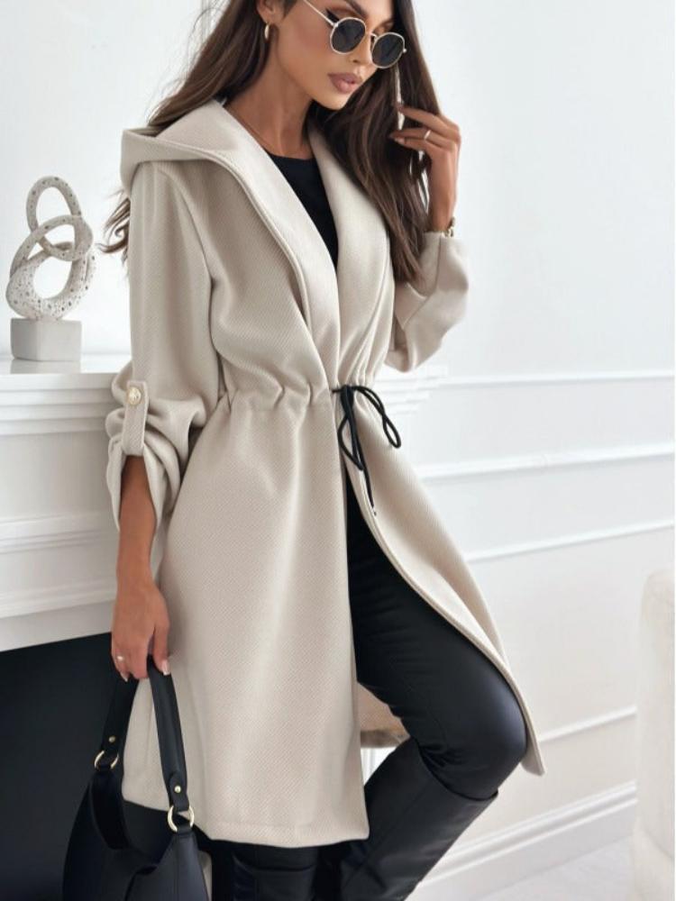 Manteau tendance pour femme avec capuche - Leonie