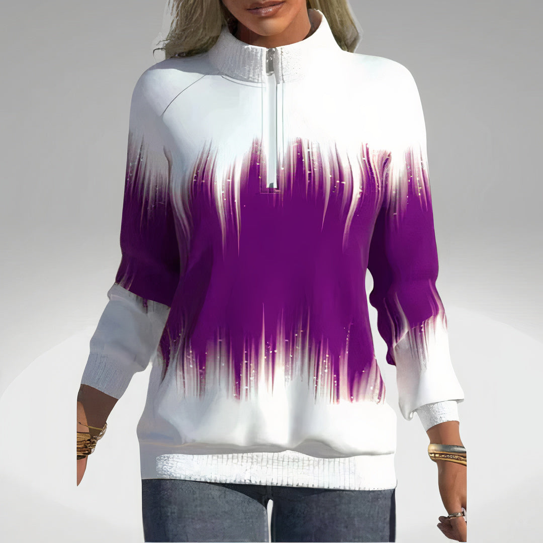 Trendiges Damen-Sweatshirt für den Herbst und Winter – Modell Karoline
