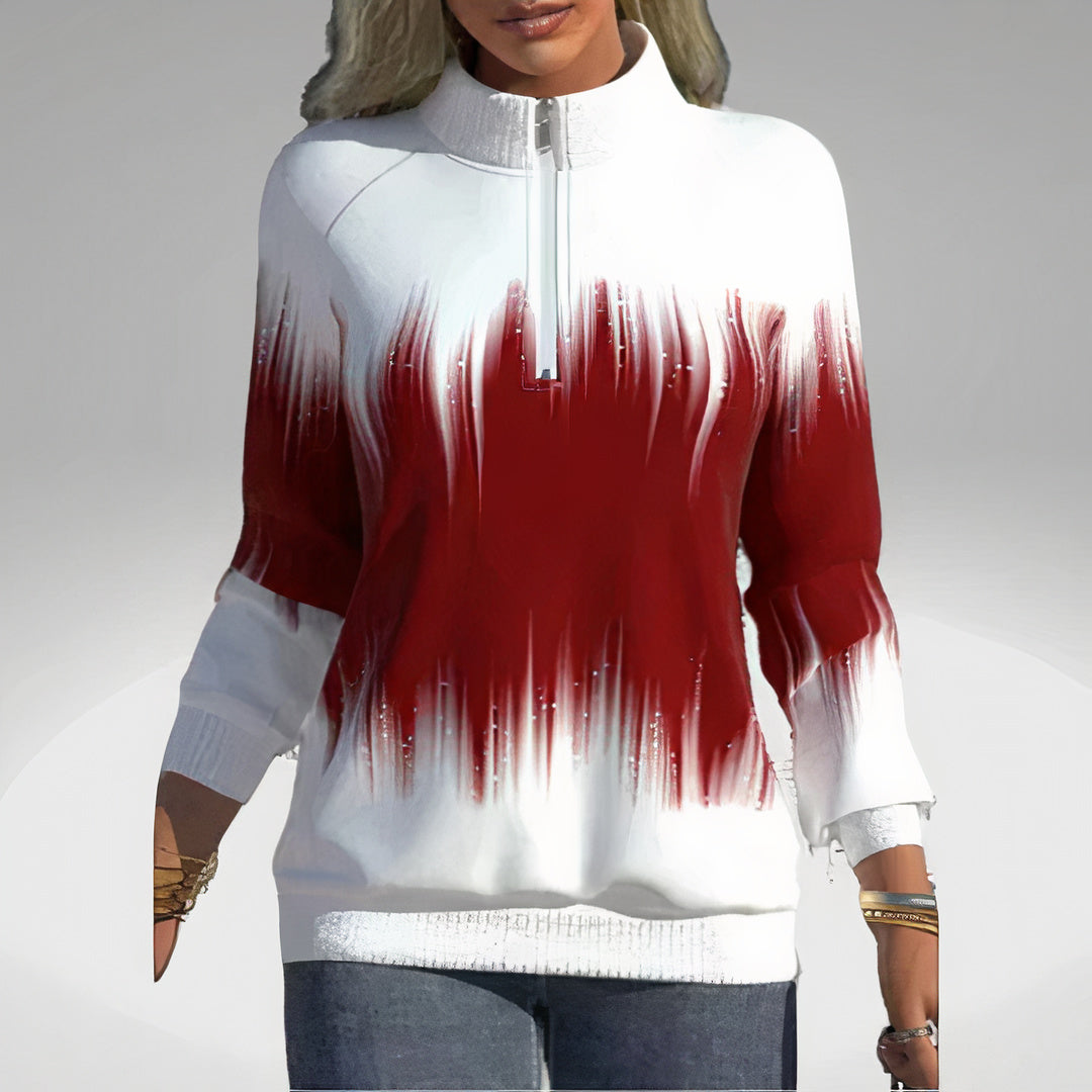 Trendiges Damen-Sweatshirt für den Herbst und Winter – Modell Karoline
