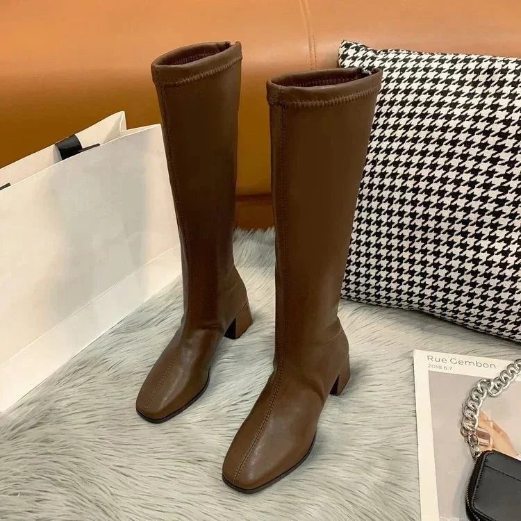 Berg-Feldt | Stiefel für Damen mit quadratischem Absatz