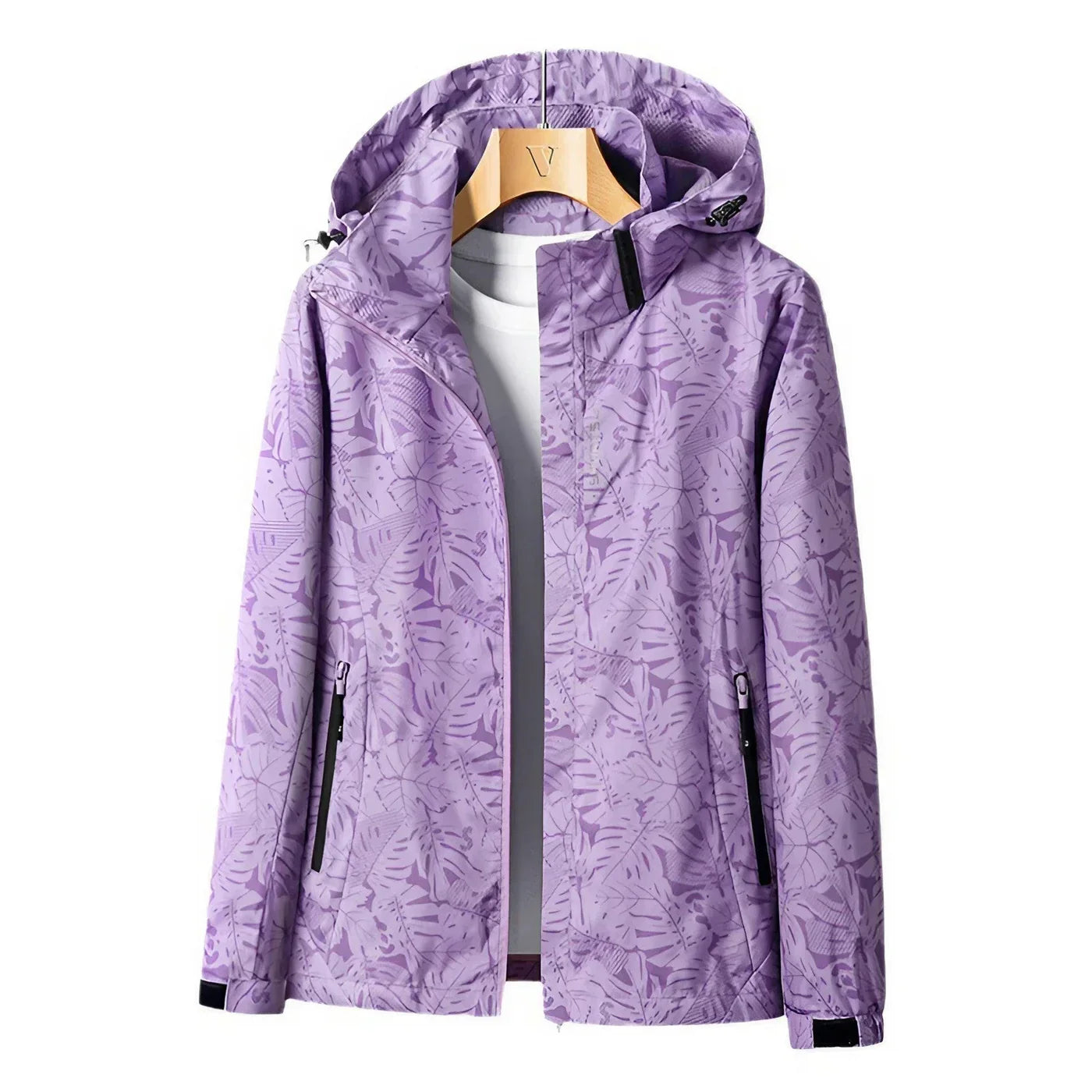 Berg-Feldt | Die Bedruckte Outdoor-Jacke mit Kapuze für Aktive Tage mit Stil