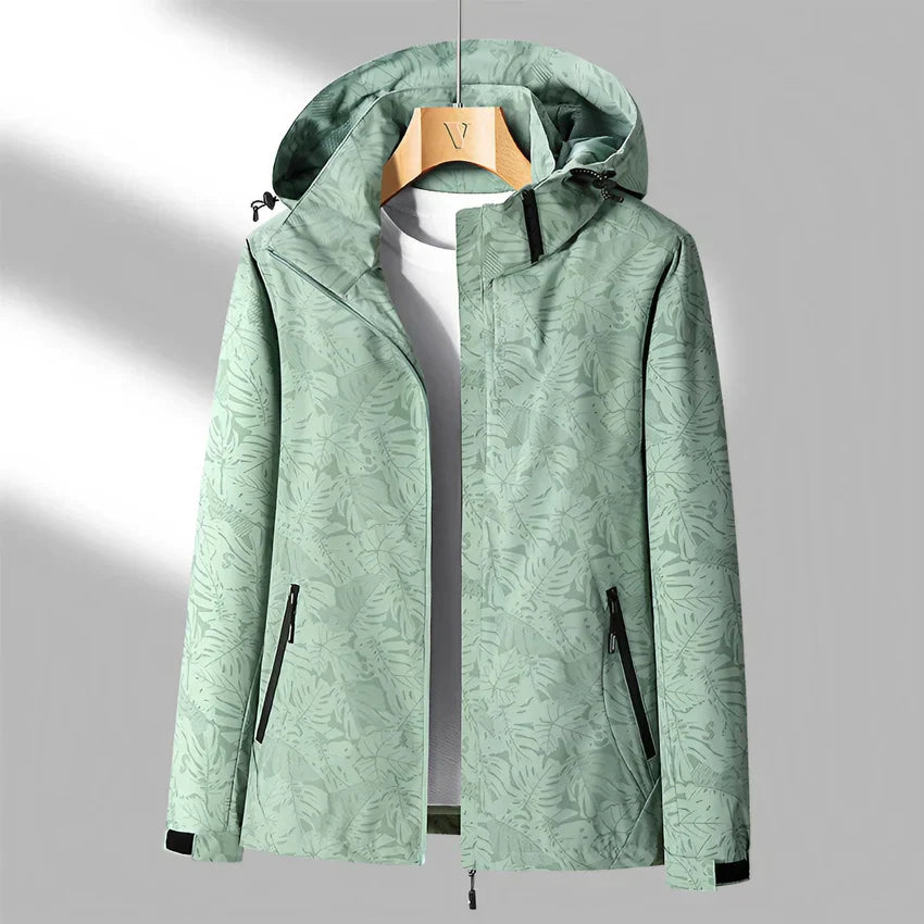 Berg-Feldt | Die Bedruckte Outdoor-Jacke mit Kapuze für Aktive Tage mit Stil