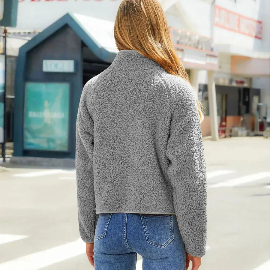 Berg-Feldt | Steppjacke mit Reißverschluss für Frauen Langarm