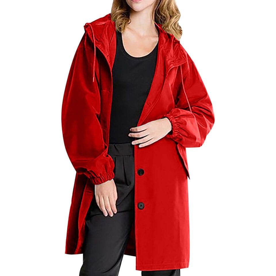 Veste à capuche ample pour femme de Fudus